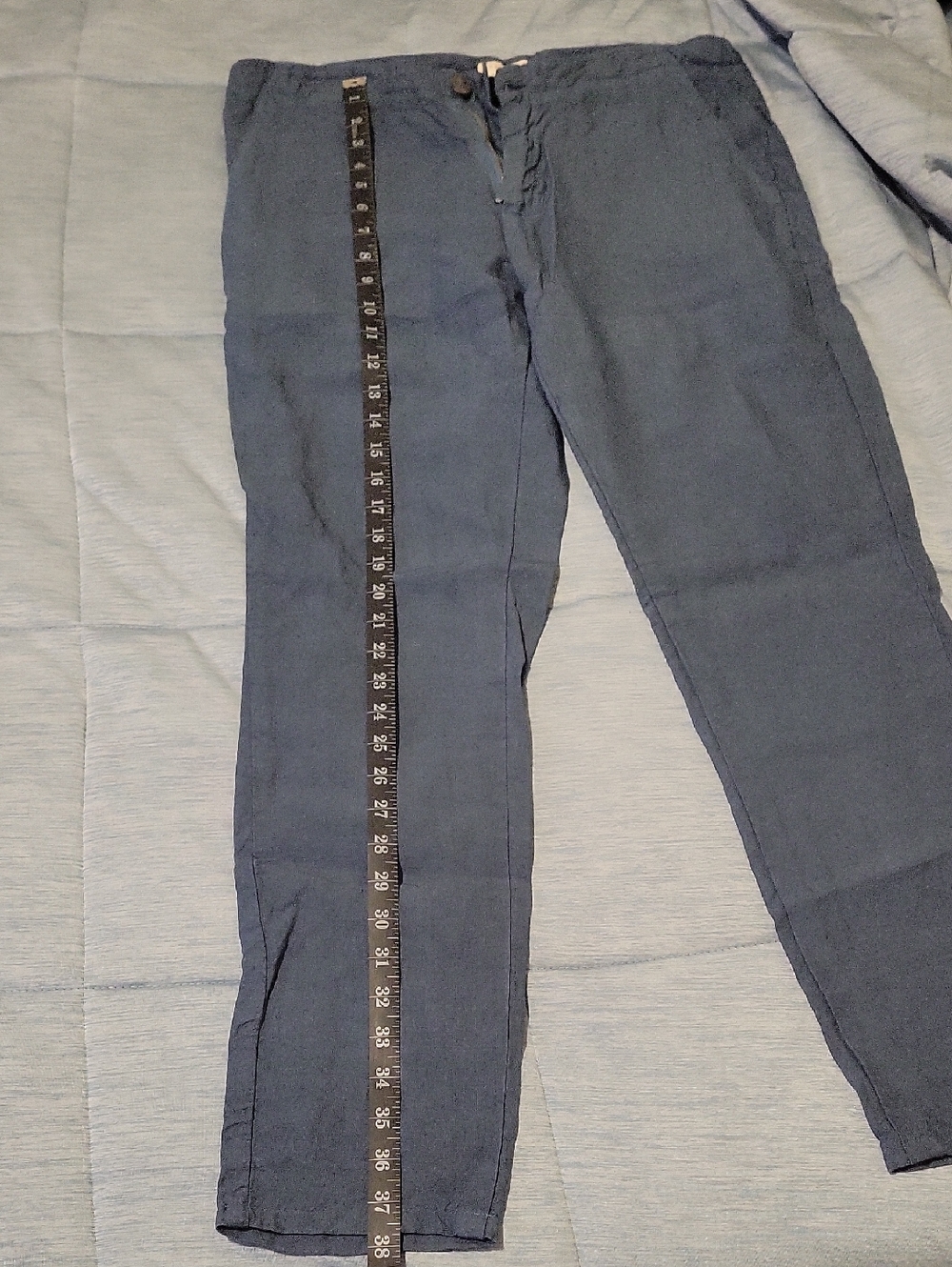 Classic Blue Men's Chinos - Picture 2 of 5